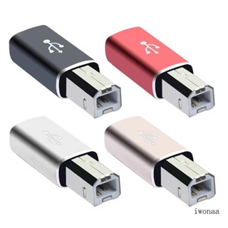 Iwo อะแดปเตอร์ USB C ตัวเมีย เป็น MIDI ทรงสี่เหลี่ยม อเนกประสงค์ สําหรับเชื่อมต่อเครื่องพิมพ์ MIDI