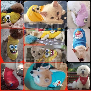 B 🇹🇭พร้อมส่ง🇹🇭 🎽XSเล็ก-6XLใหญ่เสื้อกล้ามผ้าตาข่ายแฟชั่นน่ารักใส่สบาย for pet เสื้อสุนัข ชุดหมา แมว