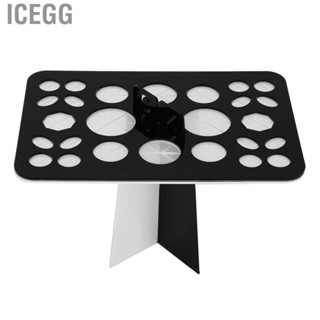 Icegg 26 Holes Makeup Brush Drying Stand Brushes Organizer Nail Art Rack