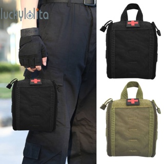 Molle กระเป๋าปฐมพยาบาล แบบพกพา น้ําหนักเบา สําหรับตั้งแคมป์ เดินป่า ล่าสัตว์ ท่องเที่ยว