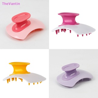 Thevantin แปรงหวีผมซิลิโคน สําหรับนวดหนังศีรษะ และร่างกาย