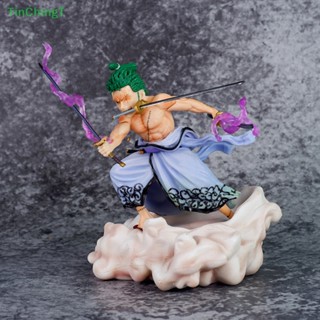 [TinChingT] โมเดลฟิกเกอร์ PVC อนิเมะวันพีช Roronoa Zoro Battle Scene Kimono Dressing Statue [ใหม่]