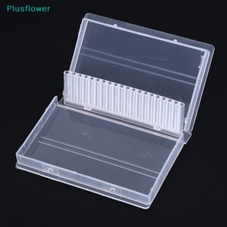 &lt;Plusflower&gt; กล่องพลาสติก 20 หลุม สําหรับใส่ดอกสว่าน 3/32 นิ้ว ลดราคา