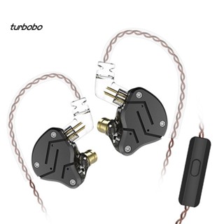 Turbobo ZSN หูฟังอินเอียร์ ลดเสียงรบกวน เบส HIFI โลหะ 4 แกน