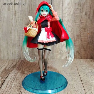 โมเดลฟิกเกอร์ อนิเมะ Miku Little Red Riding Hood Taito Vocaloid Hatsune Miku ขนาด 18 ซม. ของเล่นสะสม สําหรับเด็ก