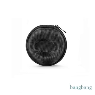 Bang กล่องเคสนาฬิกาข้อมือ แบบแข็ง มีซิป ทรงกลม กันน้ํา แบบพกพา เหมาะกับทุกการเดินทาง สําหรับเครื่องประดับ