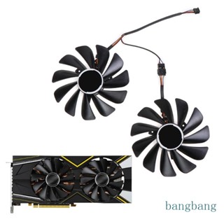 Bang พัดลมระบายความร้อนการ์ดจอ VGA 95 มม. 4Pin 0 45A สําหรับ Radeon RX 5700 2 ชิ้น