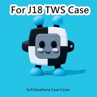 【Trend Front】เคสหูฟัง แบบนิ่ม ลายการ์ตูน สําหรับ J18 TWS J18 TWS