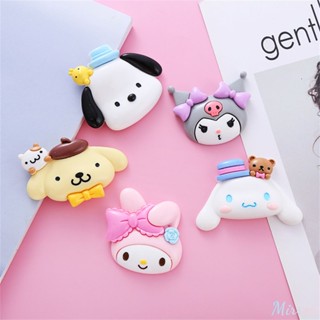 Sanrio DIY อุปกรณ์เสริมเปลือกโทรศัพท์มือถือ แผ่นแปะ กิ๊บติดผม รูรองเท้า ถ้วยบ้วนปาก ตู้เย็น สติ๊กเกอร์ เรซิ่น อุปกรณ์เสริมขนาดเล็ก M