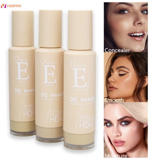 3q Beauty Foundation Liquid Concealer Strong Bb Cream Skin Color Natural Color Like Dark Skin Skin Care แต่งหน้า veemm