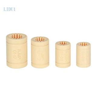 Lidu1 RJMP-01 ตลับลูกปืนเชิงเส้น พลาสติก 8 10 12 มม. RJ4JP-01-08 สําหรับเครื่องพิมพ์ 3D Prusa Mendel DI