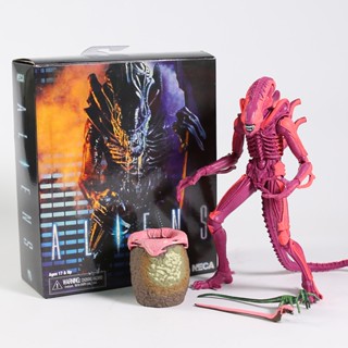 Neca ฟิกเกอร์ Aliens Xenomorph Pink Warrior Arcade Game 7 นิ้ว