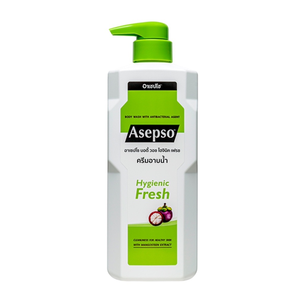 Asepso ครีมอาบน้ำ อาเซปโซ บอดี้ วอช ไฮจินิค เฟรช 500 มล. ASEPSO Hygienic Fresh Body Wash 500 ml.