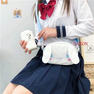 DARON Cinnamoroll กระเป๋าคาดอก กระเป๋าสะพายไหล่ กระเป๋าเมสเซนเจอร์ เรียบง่าย สําหรับผู้หญิง ของขวัญวันเกิด