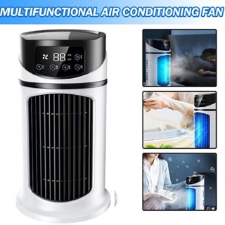 Portable USB Air Conditioner Cool Cooling Humidifier Bedroom Cooler Fan Desktop