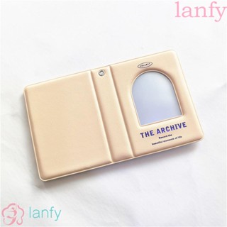 LANFY อัลบั้มรูปหัวใจกลวง ขนาดเล็ก สําหรับใส่โฟโต้การ์ด เครื่องเขียน การ์ด หนังสือ