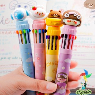 ESPO ปากกาเจล 10 สี 4 ชิ้น/ชุด