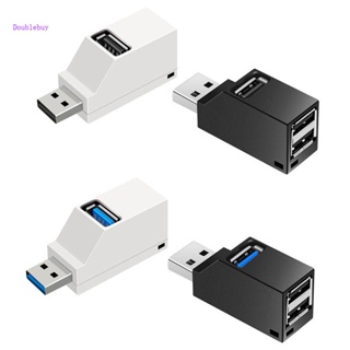 Doublebuy ฮับอะแดปเตอร์แยก USB 3 พอร์ต ขนาดเล็ก สําหรับแล็ปท็อป โน้ตบุ๊ก