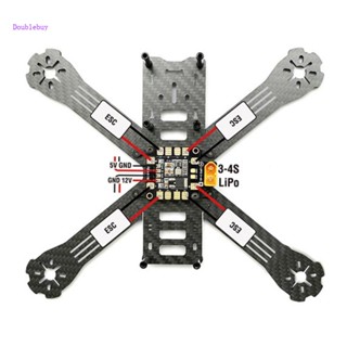 Doublebuy ระบบ Matek PDB XT60 W BEC 5V 12V 2oz ทองแดง สําหรับเฮลิคอปเตอร์บังคับ โดรน คอร์ดคอปเตอร์วิทยุ FPV