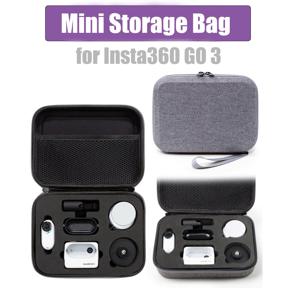 Mini กระเป๋าสําหรับ Insta360 GO 3/GO 3S กระเป๋าถือป้องกันกล่องสําหรับ Insta360 GO 3 กล้องอุปกรณ์เสริม