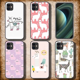 เคสโทรศัพท์ TPU แบบนิ่ม ลาย C232 the alpacas Alpaca Christmas สําหรับ iPhone SE 2020 12 Mini 13 Pro Max