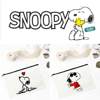  กระเป๋าดินสอ ผ้าแคนวาส ลายการ์ตูน Snoopy น่ารัก แบบพกพา ราคาขั้นต่ํา เหมาะกับนักเรียน สําหรับใส่เครื่องเขียน เครื่องสําอาง 2023