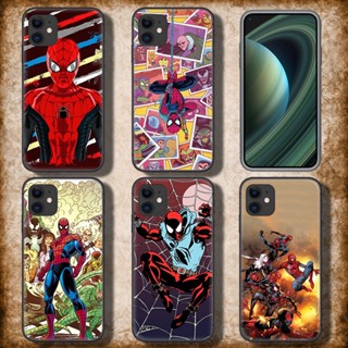 เคสโทรศัพท์ TPU แบบนิ่ม ลาย P295 Spiderman Marvel สําหรับ iPhone SE 2020 12 Mini 13 Pro Max