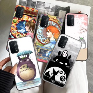 เคสโทรศัพท์มือถือแบบนิ่ม ลาย Spirited Away and Totoro C195 สําหรับ OPPO Reno 2 2Z 2F 3 4 Pro 5 Lite 5K Pro Plus 5G