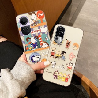 ใหม่ เคสโทรศัพท์มือถือ ซิลิโคนนิ่ม ใส ลายการ์ตูนสนูปปี้ เทเลทับบี้ ตลก สําหรับ OPPO Reno10 Reno10 Pro+ Plus 5G OPPO A78 4G 2023 OPPOReno10 Pro 5G