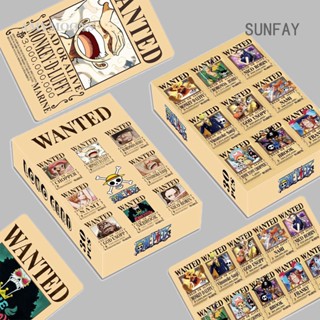 Sunfay โปสการ์ด LOMO อัลบั้มรูปภาพ One Piece ขนาดเล็ก 30 แผ่น