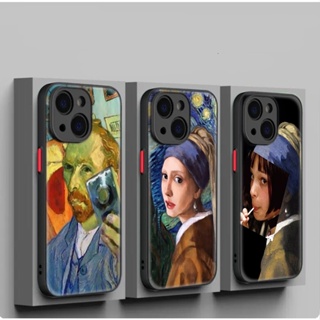 เคสโทรศัพท์มือถือแบบนิ่ม ลายศิลปะ Van Gogh Mona Lisa C271 สําหรับ iPhone SE SE2 SE3 7 8 Plus XR XS Max 11 Pro Max