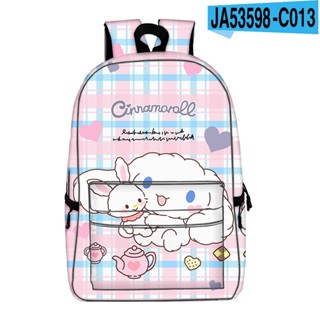 Cinnamoroll กระเป๋าเป้สะพายหลัง กระเป๋านักเรียน พิมพ์ลายการ์ตูน น่ารัก ความจุสูง ลําลอง กันน้ํา สําหรับผู้หญิง