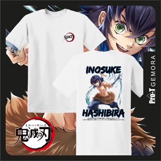 เสื้อยืด ผ้าฝ้าย 100% พิมพ์ลาย Demon Slayer Kimetsu no Yaiba Inosuke Hashibira (DTF Print) S-5XL