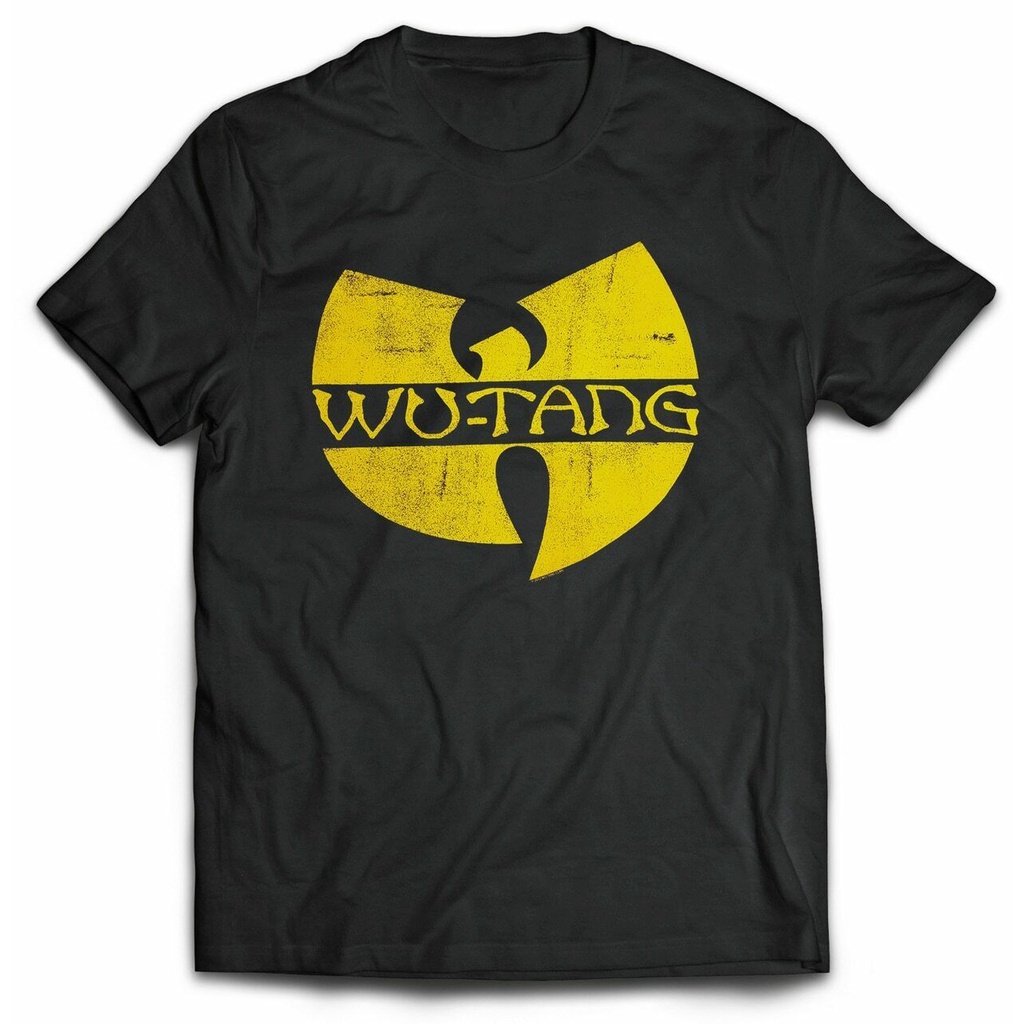 หยาง1  เสื้อผู้ชายเท่ - รูปแบบมังงะคุณภาพสูง Wu Tang Clan: เสื้อยืด 'โลโก้ทุกข์ใจ' Wu Tang Merch