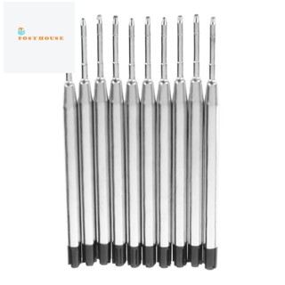 ปากกาลูกลื่น หมึกเติม สีดํา 10 ชิ้น สําหรับสไตล์ Parker
