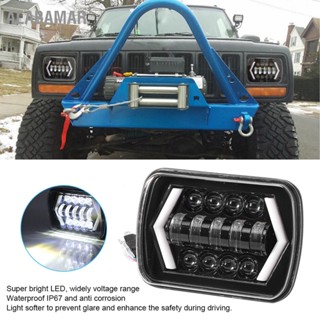 ALABAMAR 5x7in ไฟหน้า LED Square Light ไฟหน้าสูง / ต่ำเหมาะสำหรับรถจี๊ป