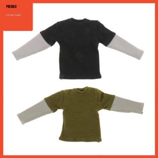 [Predolo] เสื้อยืดแขนยาว สเกล 1/12 สําหรับฟิกเกอร์ 6 นิ้ว