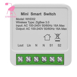 Alice โมดูลสวิตช์ควบคุมด้วยเสียงอัตโนมัติไร้สาย Tuya Smart Zigbee Yandex Alexa Google Home