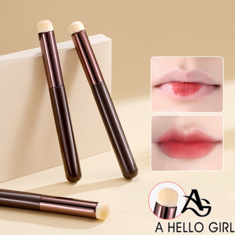 A HELLO GIRL แปรงคอนซีลเลอร์ ลิปสติก ขนาดเล็ก อเนกประสงค์ สไตล์เกาหลี สําหรับผู้หญิง