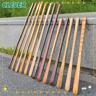 Clever ไม้ Shoehorn Lifter, Extra Long Handle Easy Remover Shoe Horn, แบบพกพาออกง่ายแขวน, สูทอาวุโสหญิงตั้งครรภ์ผู้ที่ได้รับบาดเจ็บ