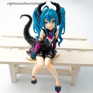 Righteousflourishs.th ฟิกเกอร์ PVC อนิเมะ Little Devil Hatsune Miku Kawaii Long Hair Sakura ของเล่นสําหรับเด็ก