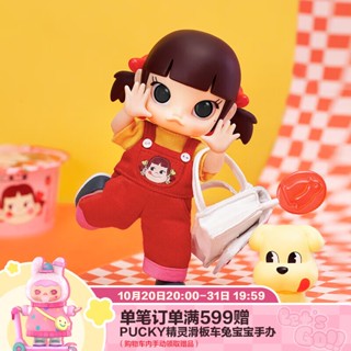 ฟิกเกอร์ P POP MART POP MART MOLLY x PEKO Action Figure BJD MOLLY x PEKO Action Figure TWN7 ของเล่นสําหรับเด็ก