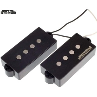 Pw- ปิ๊กอัพ Wilkinson 4 สาย WPB AlNiCo V Bass สําหรับกีตาร์ไฟฟ้า PB 1 ชุด