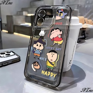 เคสโทรศัพท์มือถือ แบบนิ่ม ลายการ์ตูนชินจัง สําหรับ Apple Iphone 13 14Promax 11 12 7 8p QMUM