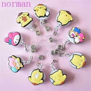 NORMAN ป้ายชื่อ แบบยืดหดได้ ลาย My Melody สําหรับนักเรียน พยาบาล พุดดิ้ง สุนัข