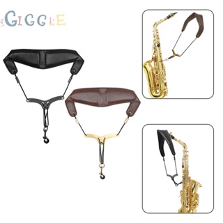 ⭐READY STOCK ⭐Saxophone Strap Leather Professional Saxophone Neck Strap 29*7*3cm Adjustable