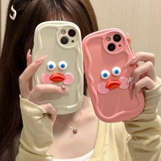 ใหม่ เคสโทรศัพท์มือถือนิ่ม กันกระแทก ลายการ์ตูนเป็ดน่ารัก สําหรับ iPhone 14 14PRO max 13 12PRO max 13pro max 11