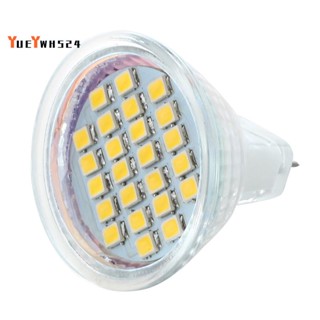 Mr11 24 3528 SMD LED โคมไฟสปอตไลท์ หลอดไฟวอร์มไวท์ DC 12V