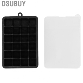 Dsubuy Ice Maker Mold Non‑Toxic Cubes Tray 18.5X13X3cm 24 Grid For Home Bar