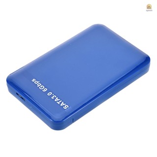 เคสฮาร์ดดิสก์ภายนอก SATA HDD SSD USB3.0 ความเร็วสูง 2.5 นิ้ว สีฟ้า